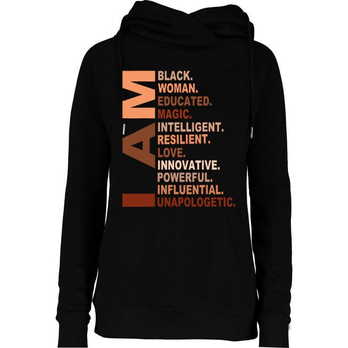 Juneteenth 1865 African American Freedom Black History Women Womens Funnel Neck Pullover Hood