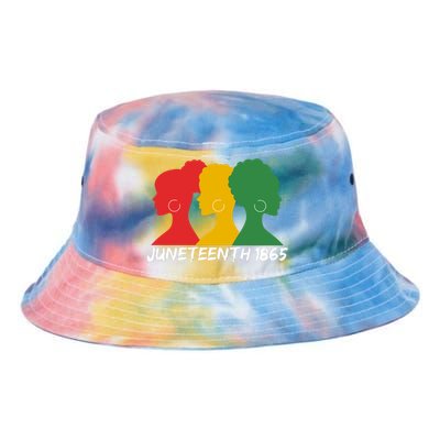 Juneteenth 1865 African Pride Tie Dye Newport Bucket Hat