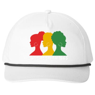 Juneteenth 1865 African Pride Snapback Five-Panel Rope Hat