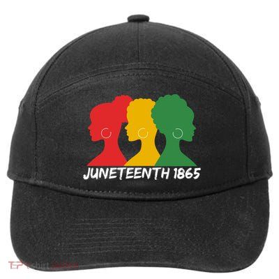 Juneteenth 1865 African Pride 7-Panel Snapback Hat