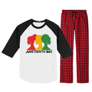 Juneteenth 1865 African Pride Raglan Sleeve Pajama Set