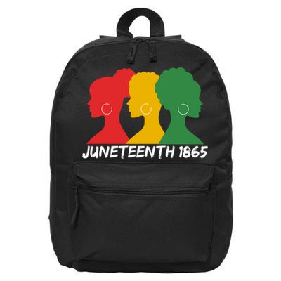 Juneteenth 1865 African Pride 16 in Basic Backpack