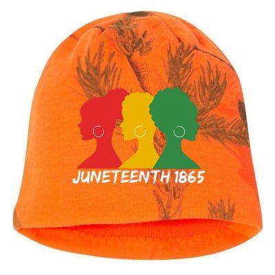 Juneteenth 1865 African Pride Kati - Camo Knit Beanie