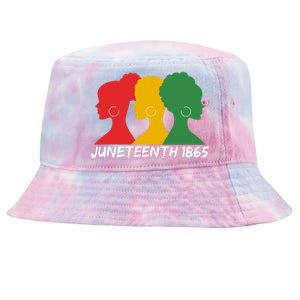 Juneteenth 1865 African Pride Tie-Dyed Bucket Hat