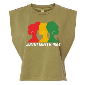 Juneteenth 1865 African Pride Garment-Dyed Women's Muscle Tee