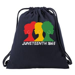 Juneteenth 1865 African Pride Drawstring Bag