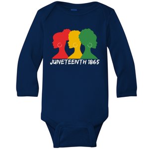 Juneteenth 1865 African Pride Baby Long Sleeve Bodysuit