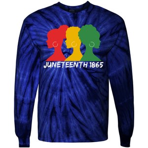 Juneteenth 1865 African Pride Tie-Dye Long Sleeve Shirt