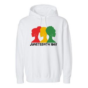 Juneteenth 1865 African Pride Garment-Dyed Fleece Hoodie