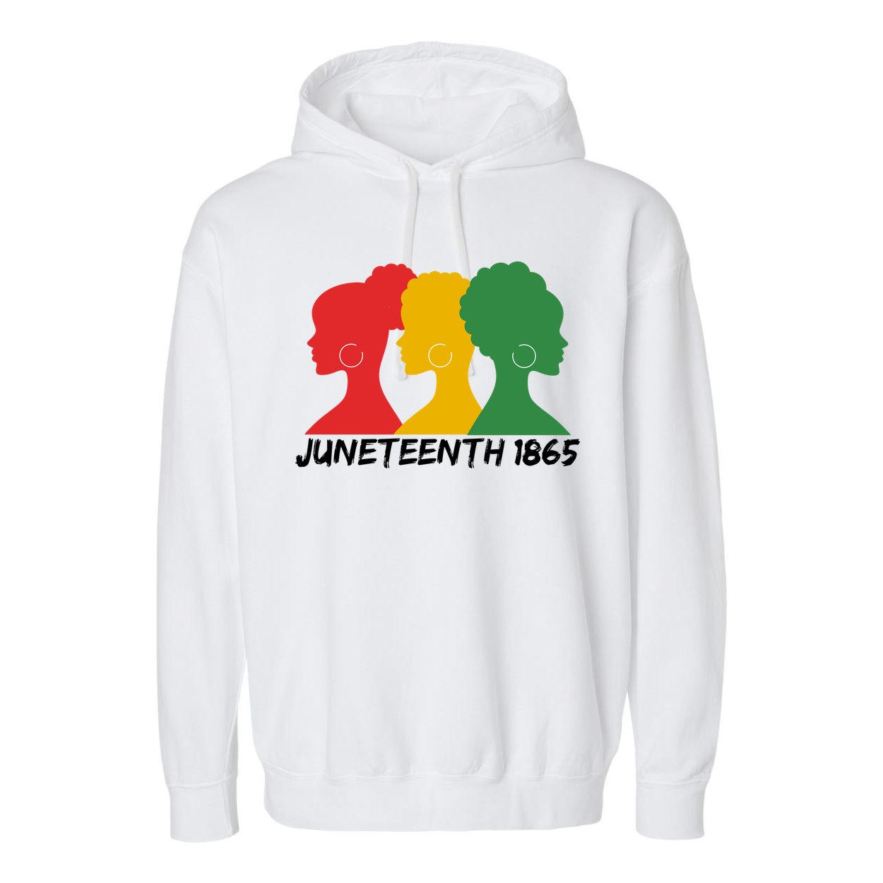 Juneteenth 1865 African Pride Garment-Dyed Fleece Hoodie