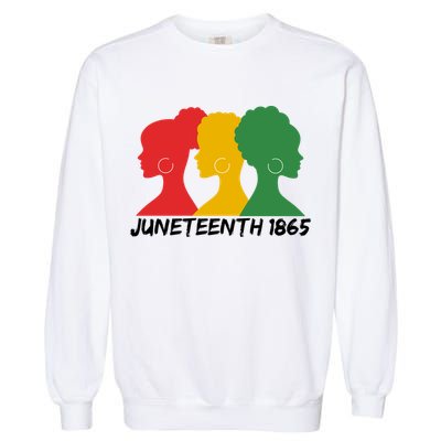 Juneteenth 1865 African Pride Garment-Dyed Sweatshirt