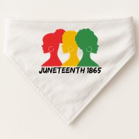 Juneteenth 1865 African Pride USA-Made Doggie Bandana