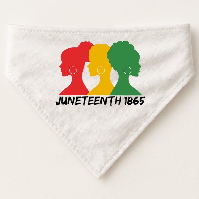 Juneteenth 1865 African Pride USA-Made Doggie Bandana