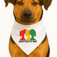 Juneteenth 1865 African Pride USA-Made Doggie Bandana