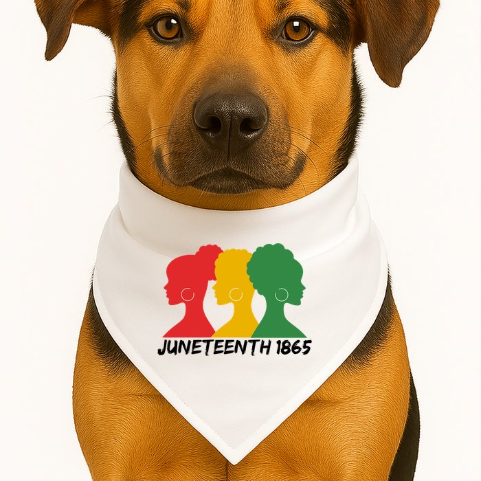 Juneteenth 1865 African Pride USA-Made Doggie Bandana