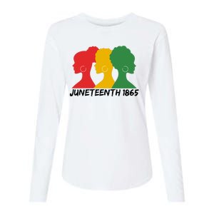 Juneteenth 1865 African Pride Womens Cotton Relaxed Long Sleeve T-Shirt