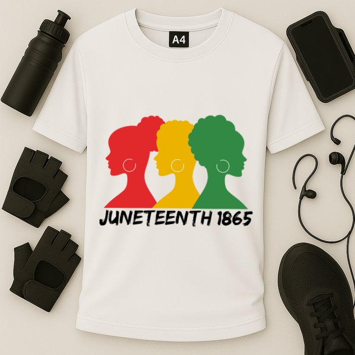 Juneteenth 1865 African Pride Cooling Performance Crew T-Shirt