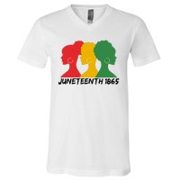 Juneteenth 1865 African Pride V-Neck T-Shirt