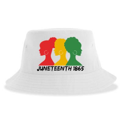 Juneteenth 1865 African Pride Sustainable Bucket Hat