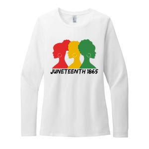 Juneteenth 1865 African Pride Womens CVC Long Sleeve Shirt