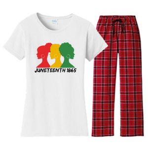 Juneteenth 1865 African Pride Women's Flannel Pajama Set