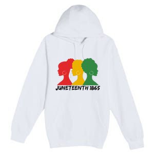 Juneteenth 1865 African Pride Premium Pullover Hoodie