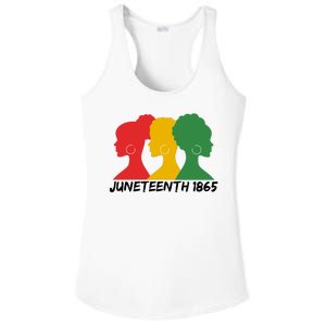 Juneteenth 1865 African Pride Ladies PosiCharge Competitor Racerback Tank