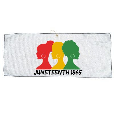 Juneteenth 1865 African Pride Large Microfiber Waffle Golf Towel