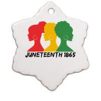 Juneteenth 1865 African Pride Ceramic Star Ornament