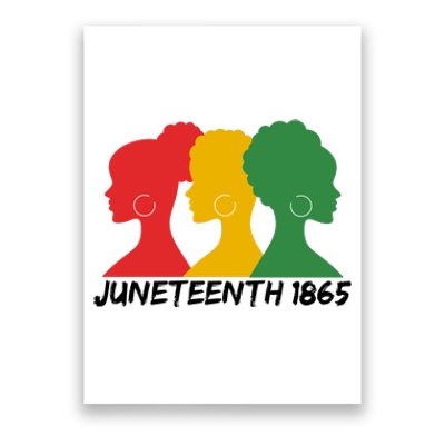 Juneteenth 1865 African Pride Poster