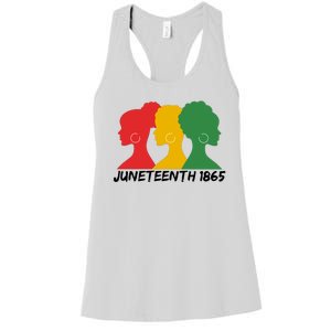 Juneteenth 1865 African Pride Women's Racerback Tank