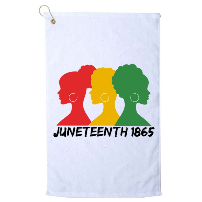 Juneteenth 1865 African Pride Platinum Collection Golf Towel