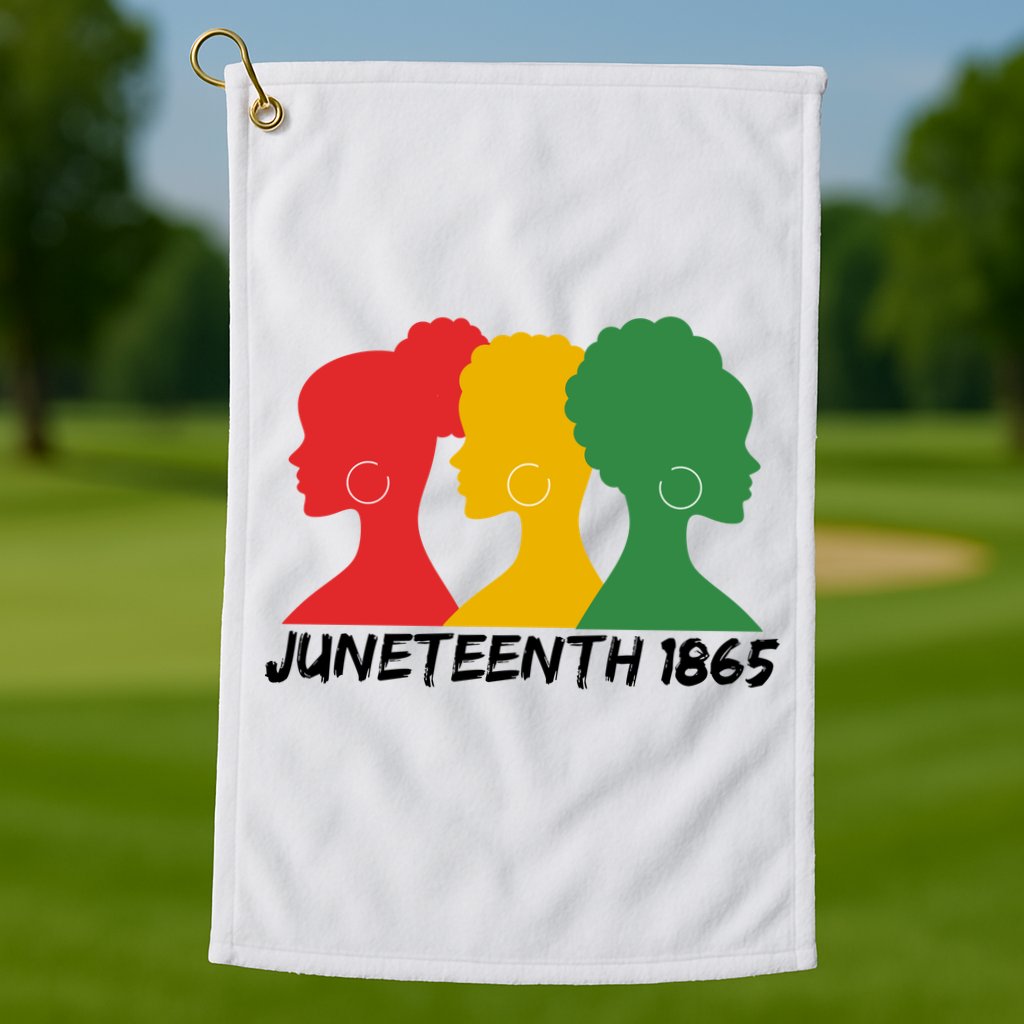 Juneteenth 1865 African Pride Golf Towel