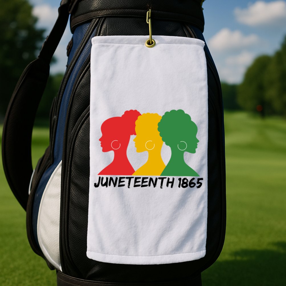 Juneteenth 1865 African Pride Golf Towel
