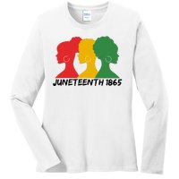 Juneteenth 1865 African Pride Ladies Long Sleeve Shirt