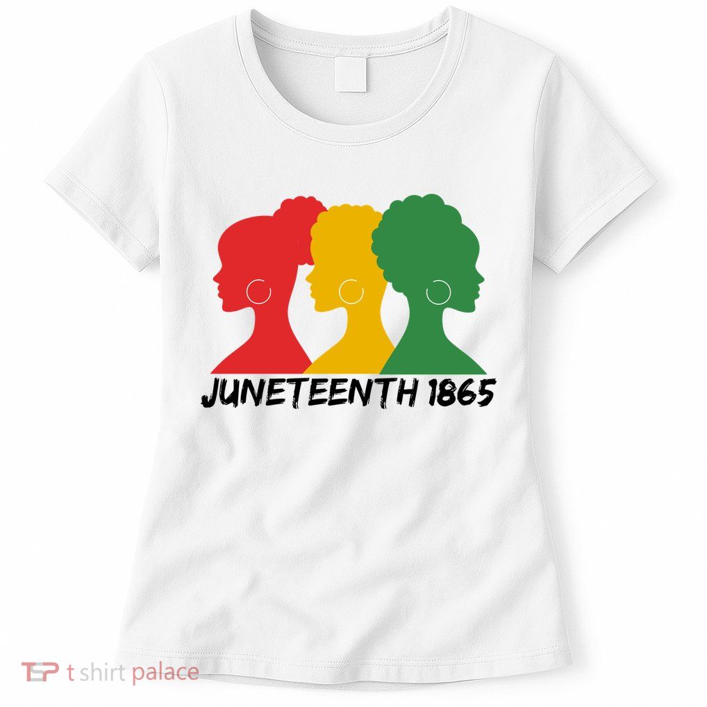 Juneteenth 1865 African Pride Womens T-Shirt