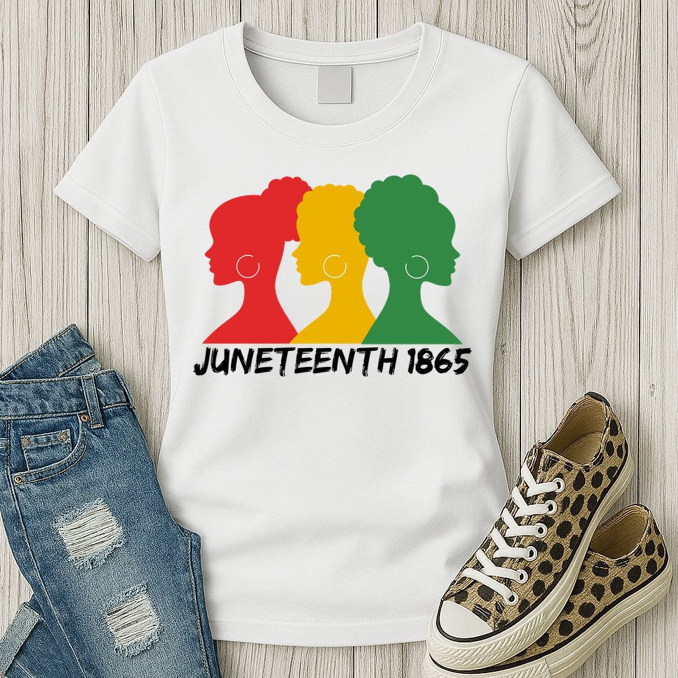Juneteenth 1865 African Pride Womens T-Shirt