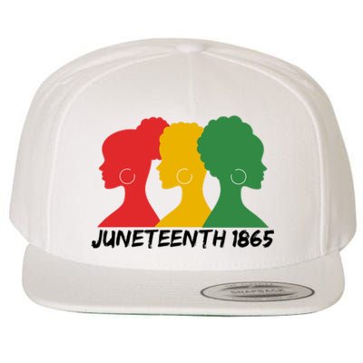 Juneteenth 1865 African Pride Wool Snapback Cap