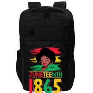 Juneteenth 1865 Black African Cool Gift Impact Tech Backpack