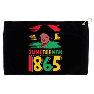 Juneteenth 1865 Black African Cool Gift Grommeted Golf Towel