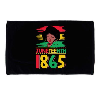 Juneteenth 1865 Black African Cool Gift Microfiber Hand Towel