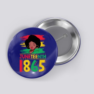 Juneteenth 1865 Black African Cool Gift Button