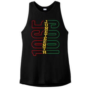 Juneteenth 1865 Black History Month African American Tee Ladies PosiCharge Tri-Blend Wicking Tank