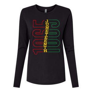 Juneteenth 1865 Black History Month African American Tee Womens Cotton Relaxed Long Sleeve T-Shirt