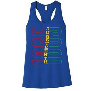 Juneteenth 1865 Black History Month African American Tee Women's Racerback Tank