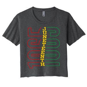 Juneteenth 1865 Black History Month African American Tee Women's Crop Top Tee