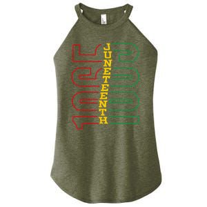 Juneteenth 1865 Black History Month African American Tee Women's Perfect Tri Rocker Tank