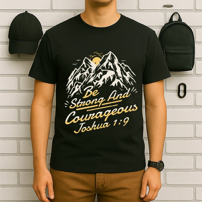 Joshua 19 Be Strong And Courageous T-Shirt