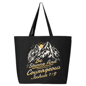 Joshua 19 Be Strong And Courageous 25L Jumbo Tote