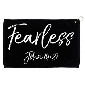 John 14:27 Bible Verse Quote Gift S Christian Fearless Gift Grommeted Golf Towel